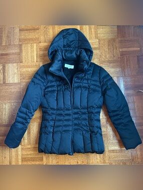 Calvin Klein - Warm Duck Down Feather Puffer Jacket with Hood / Faux Fur Lining